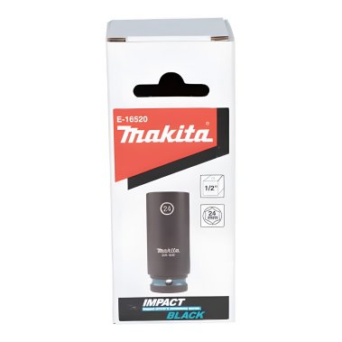 фото Головка ударная удлиненная 1/2'' 24 х 81,5 мм Impact Black MAKITA E-16520