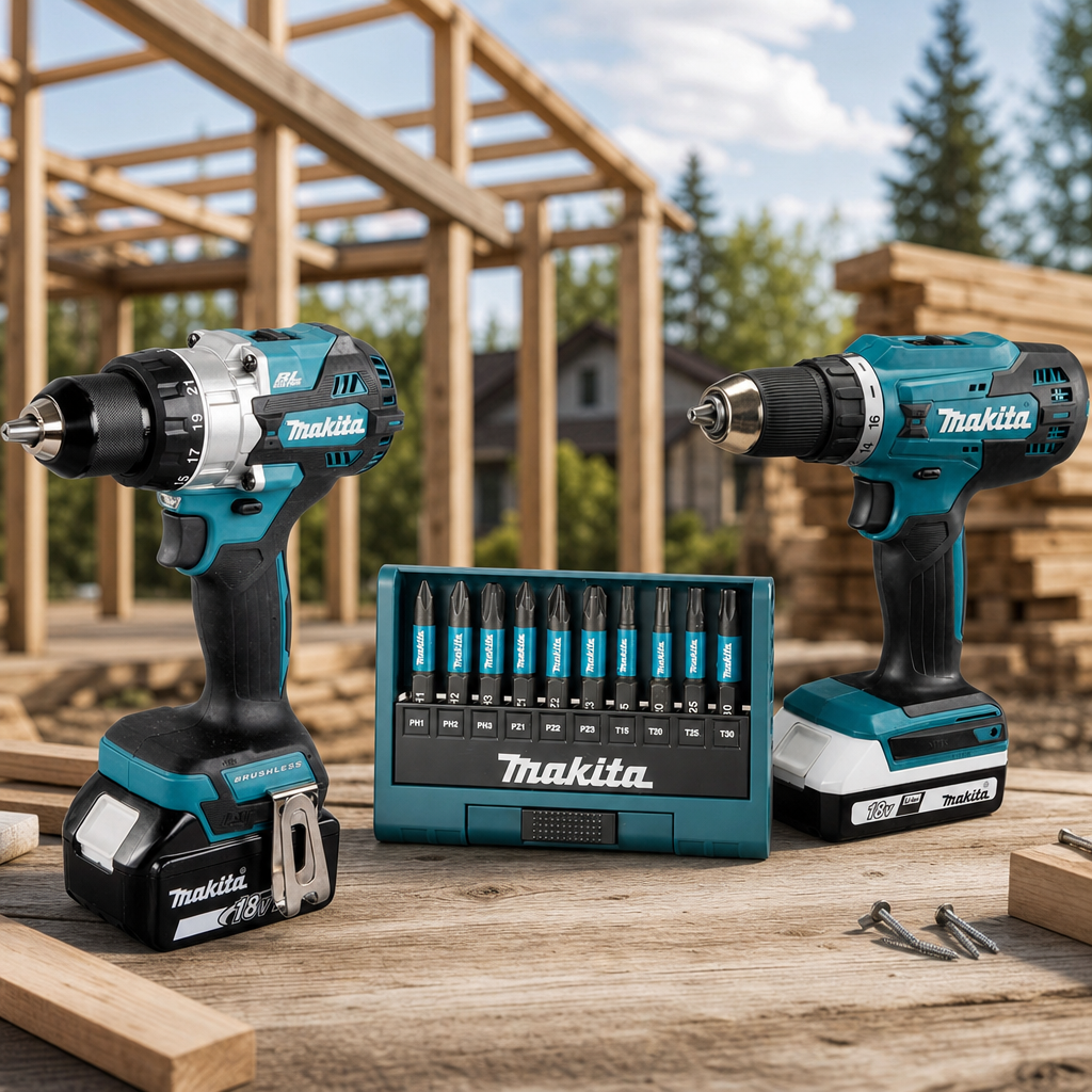 Купить бесщеточный шуруповерт Makita: какой выбрать?