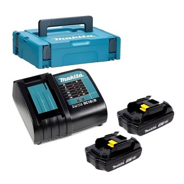 фото Набор (DC18SD + BL1815N - 2 шт., 1.5Ah, кейс MakPac) MAKITA 197143-8