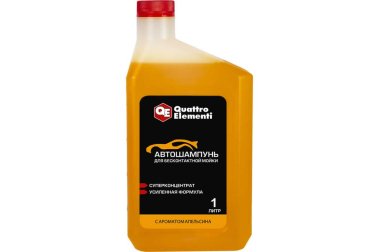 фото Шампунь бесконтактный, 1 л "Апельсин", активная пена QUATTRO ELEMENTI 796-559