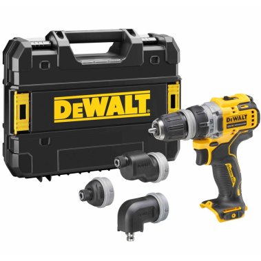 фото Дрель аккумуляторная DEWALT DCD703NT (4 патрона в комплекте, без АКБ и ЗУ)