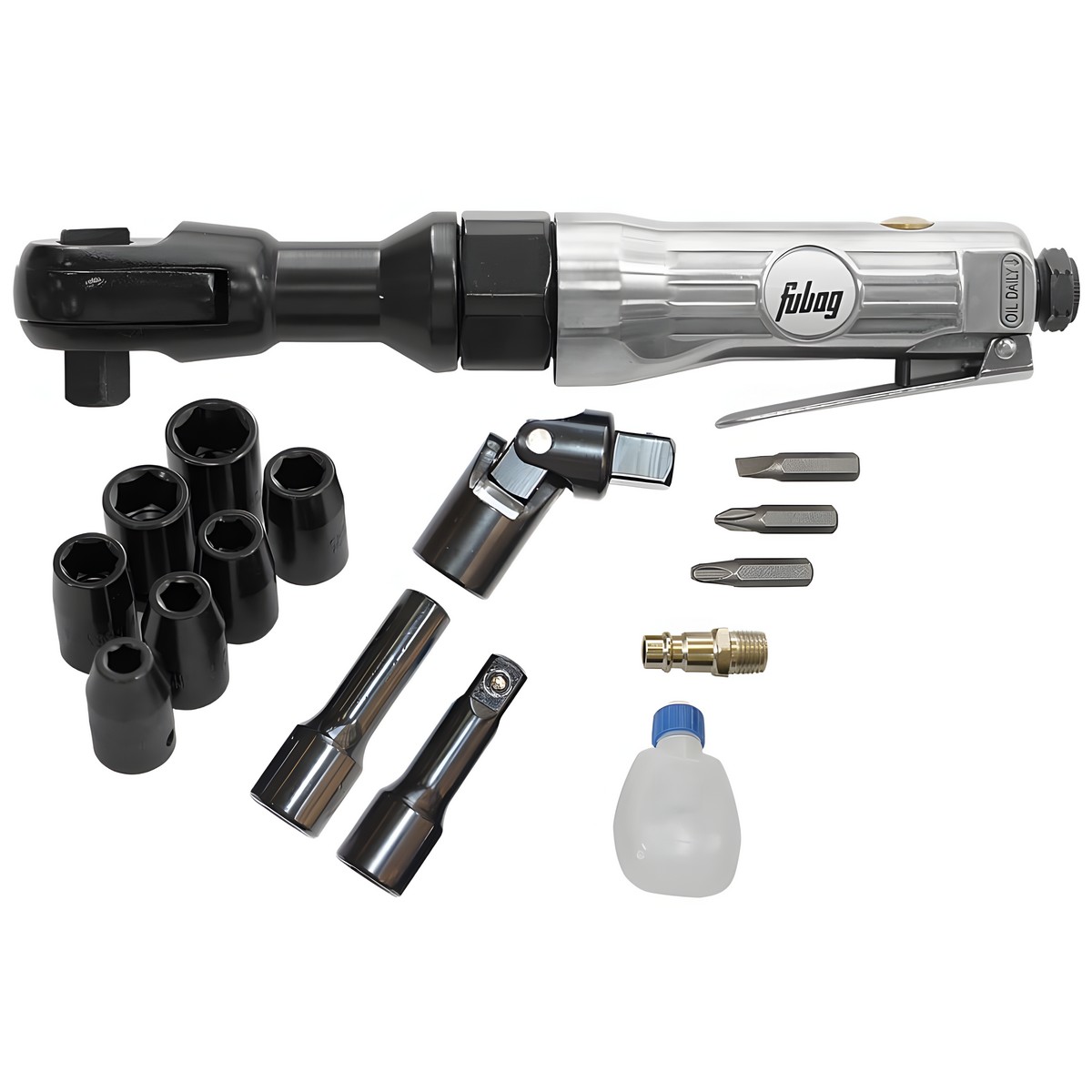 фото Пневмогайковерт угловой FUBAG RW61 (1/2'', кейс) 100108