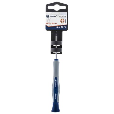 фото Отвертка PH 0 х 50 мм (двухкомпонентная рукоятка) Ultra Grip КОБАЛЬТ 245-268