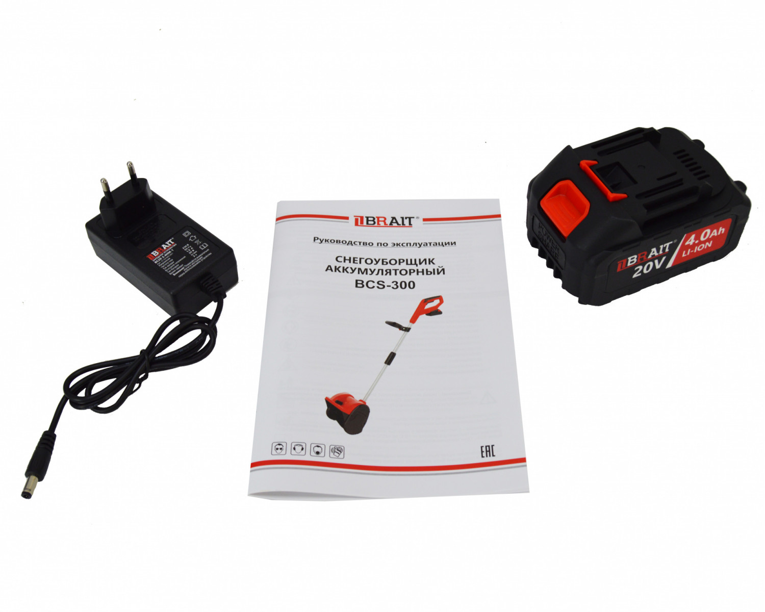 фото Снегоуборочник аккумуляторный BRAIT BСS-300 05.04.006.001
