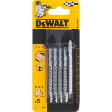 фото Пилки (5 шт., дерево XPC T119BO) DeWalt DT2216-QZ