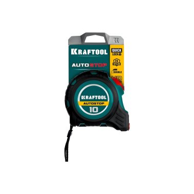 фото Рулетка 10 м х 25 мм KRAFTOOL Autostop 3412-10-25