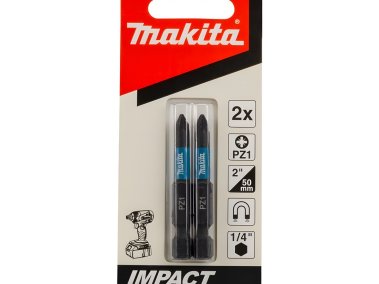 фото Бита PZ 1 х 50 мм E-form (2 шт.) Impact Black MZ MAKITA B-63747