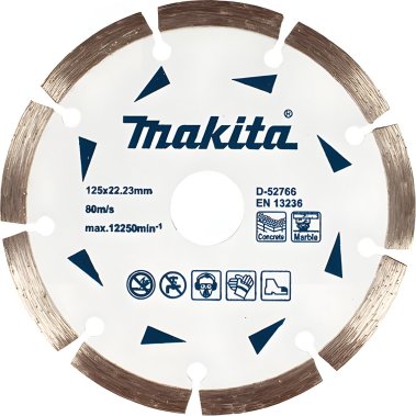 фото Диск алмазный 125 х 22.2 мм Эконом (бетон/мрамор) MAKITA D-52766
