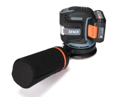 фото Шлифмашина эксцентриковая аккумуляторная SENIX PSX2-M1-EU