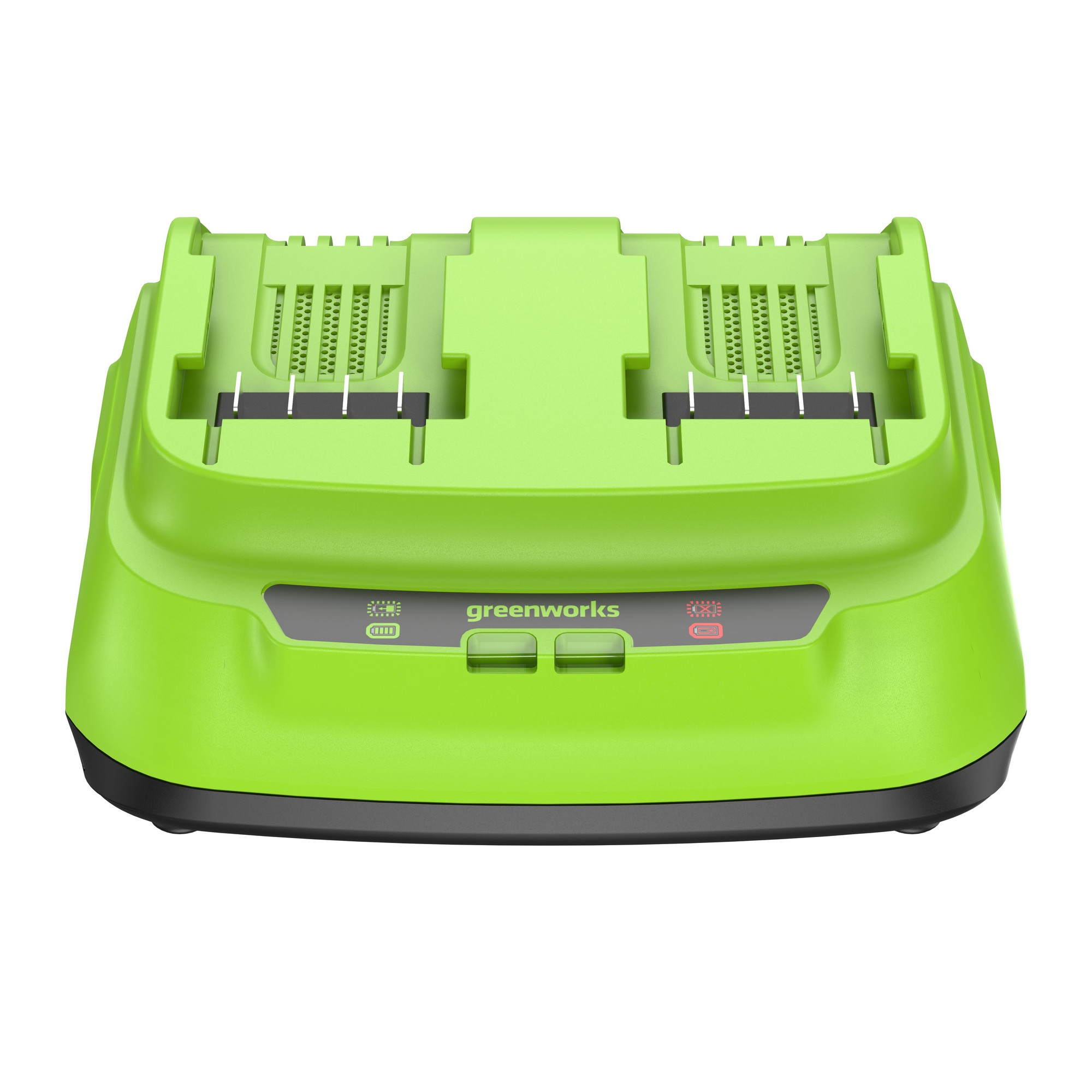 фото Устройство зарядное GREENWORKS G24X2C8 (24 В, 8 А, для 2-х аккумуляторов) 2958807