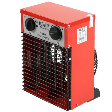 фото Пушка тепловая электрическая РЕСАНТА ТЭП-3000Н