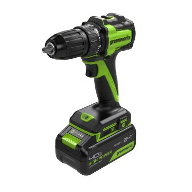 фото Дрель-шуруповерт аккумуляторная GREENWORKS DD345 3708307CUB