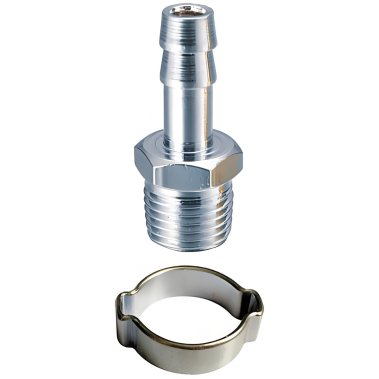 фото Переходник 1/4''M - елочка 10 мм с кольцом 10х15 мм (блистер) FUBAG 180265B