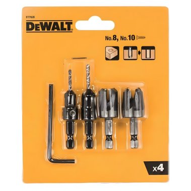 фото Набор резаков для пробок и сверл с зенкерами (5 шт.) DeWalt DT7620-QZ