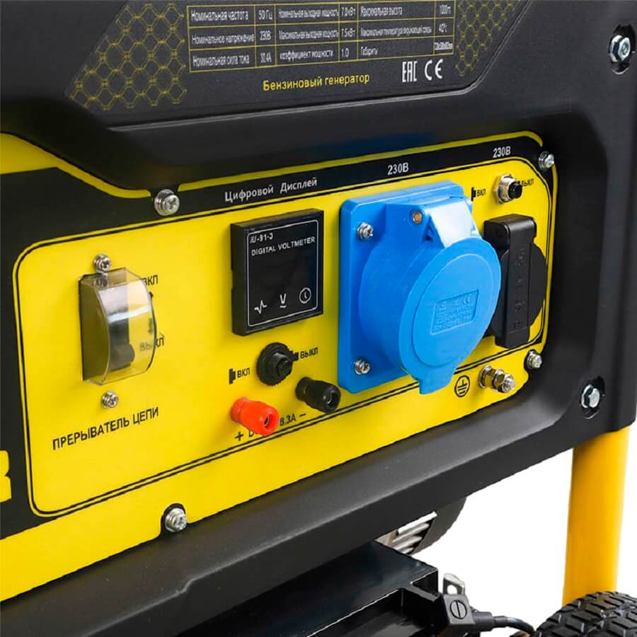 фото Генератор бензиновый SNIRREX 7500EA (X17)