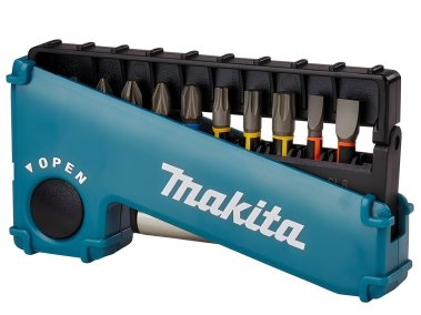 фото Набор насадок 11 шт. C-form (PH, PZ, T, SL х 25 мм, магнит. держатель) Impact Premier MAKITA E-03573