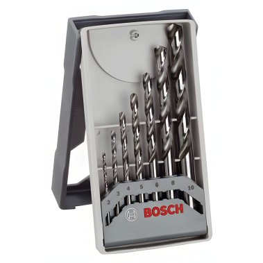 фото Набор сверл по металлу 7 шт. (2-10 мм) HSS-G Mini X-Line BOSCH 2608589295
