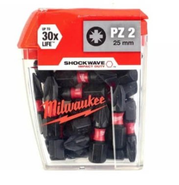 фото Бита PZ2 х 25 мм (25 шт.) ShW GEN III MILWAUKEE 4932430864