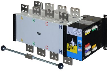 фото Реверсивный рубильник АВР (устройство автоматического ввода резерва) SHIQ5-2500 4P