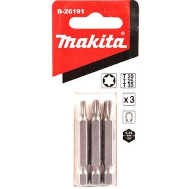 фото Набор бит T20/T25/T30 х 50 мм E-form (3 шт.) MZ MAKITA B-26191