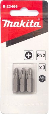 фото Бита PH 2 х 25 мм C-form (3 шт.) MAKITA B-23466