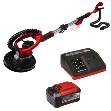 фото Шлифмашина для стен и потолков аккумуляторная Einhell PXC TE-DW 18/225 Li 4259990SET