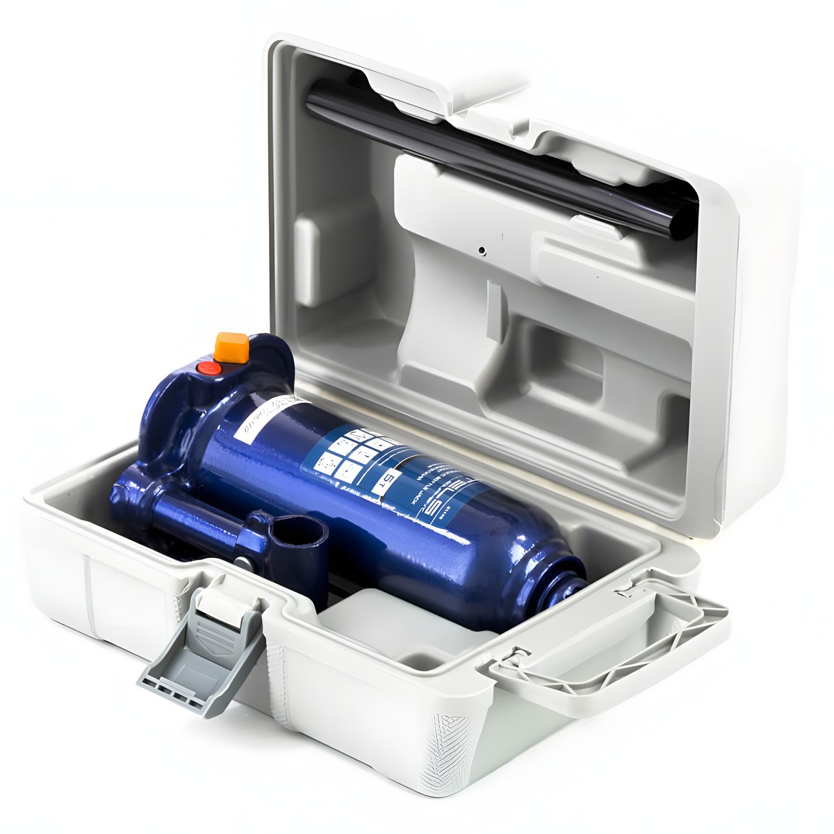фото Домкрат бутылочный 5 т. (207 404 мм, пласт. кейс) STELS 51175