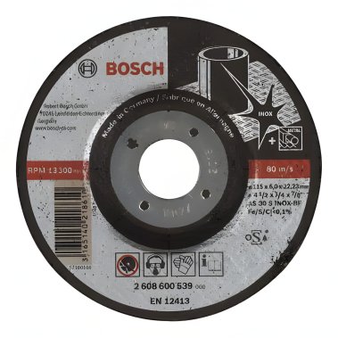 фото Круг обдирочный 115 х 6.0 х 22.2 мм Expert for Inox BOSCH 2608600539