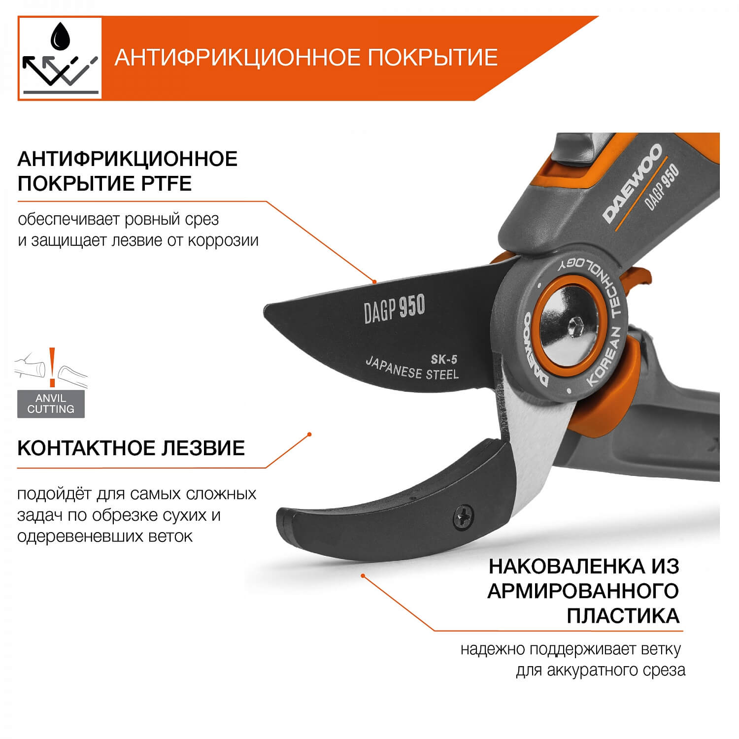 фото Секатор контактный DAGP 950 DAEWOO