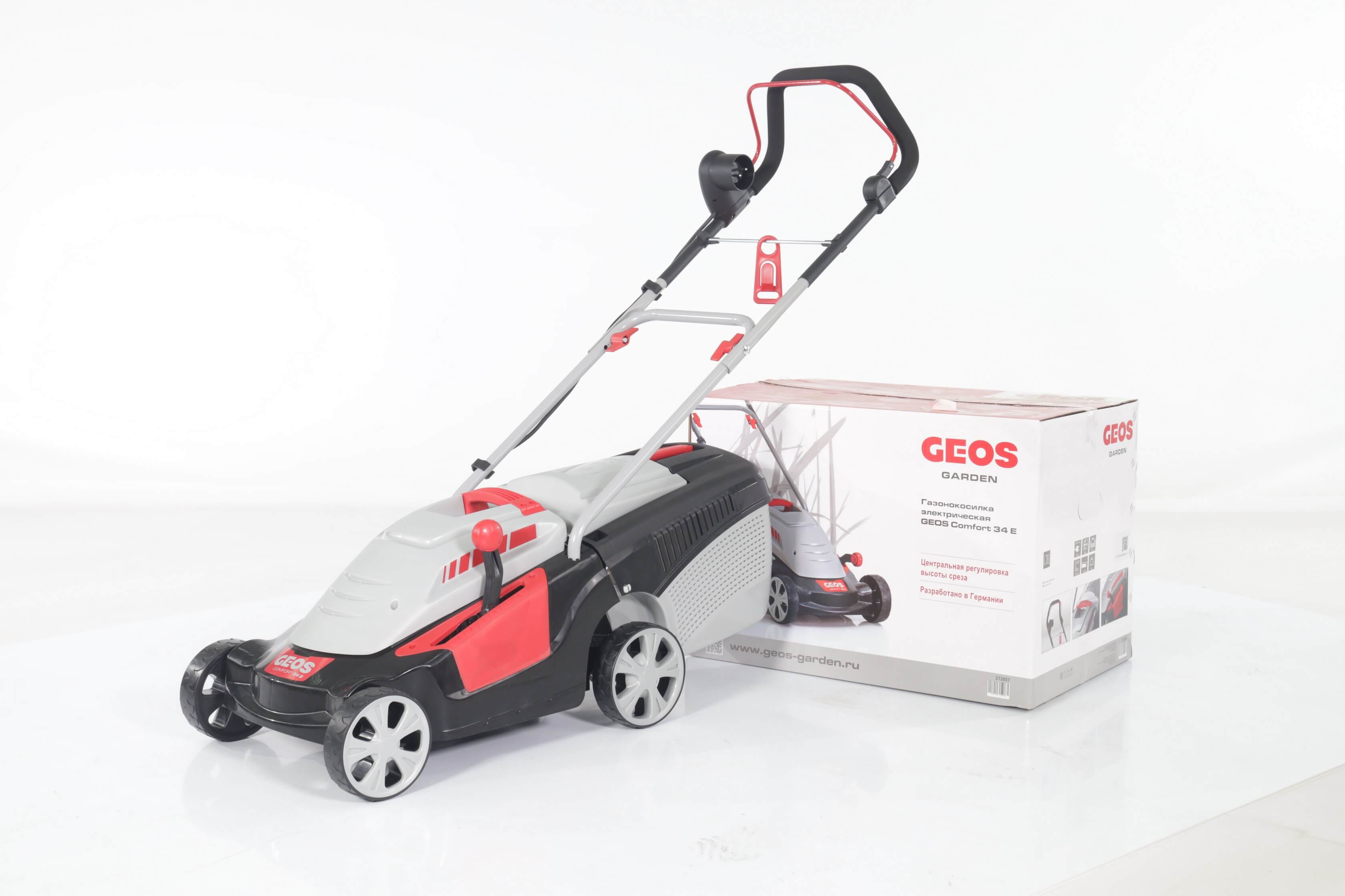 фото Газонокосилка электрическая GEOS Comfort 34 E 212857