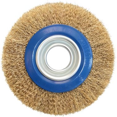 фото Щетка для точила 175 мм (дисковая, латунь) ПРАКТИКА 773-378