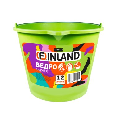 фото Ведро садовое пластиковое, 12 л Finland 2469-12