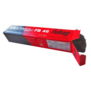 фото Электрод сварочный 3.0 мм FB46 (рутилово-целлюлозное покрытие, 5.0 кг) FUBAG 38868