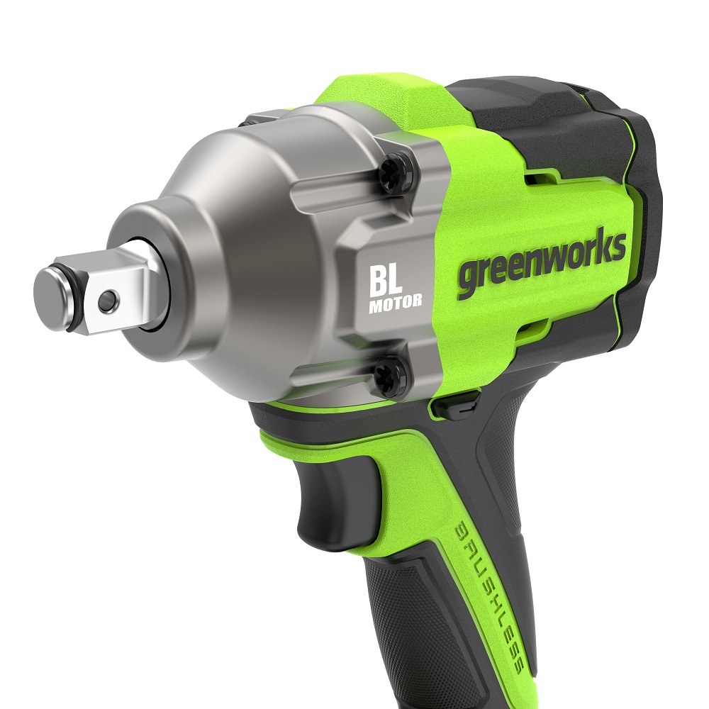 фото Гайковерт аккумуляторный ударный GREENWORKS IW5500 3805007CUB