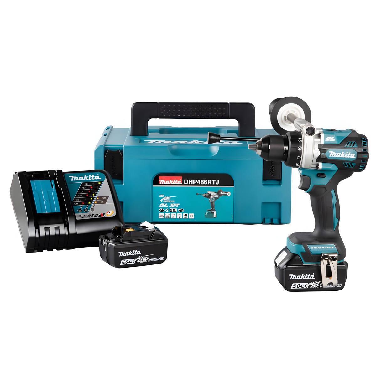 фото Дрель аккумуляторная ударная MAKITA DHP486RTJ