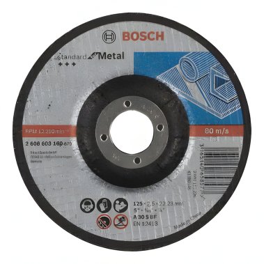фото Круг отрезной 125 х 2.5 х 22.2 мм Standard for Metal BOSCH 2608603160