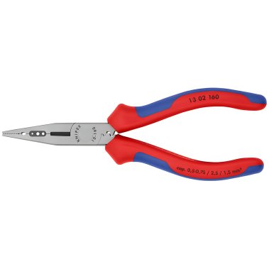 фото Клещи электромонтажные 160 мм (хром) KNIPEX KN-1302160