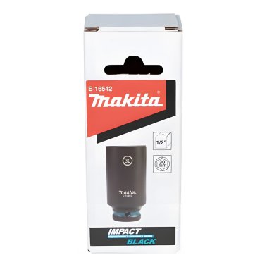 фото Головка ударная удлиненная 1/2'' 30 х 81,5 мм Impact Black MAKITA E-16542