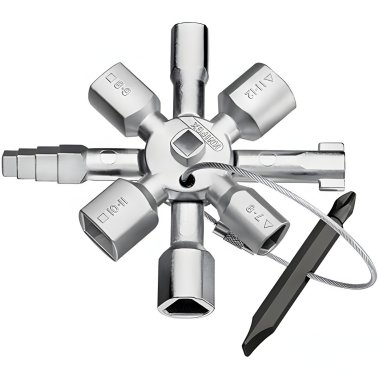 фото Ключ для шкафов и систем запирания 92 мм TwinKey KNIPEX KN-001101