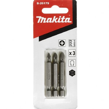 фото Набор бит PH1/PH2/PH3 х 50 мм E-form (3 шт.) MZ MAKITA B-26179