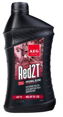 фото Масло AEG Universal 1 л (минеральное, для 2-тактных двигателей) 30625