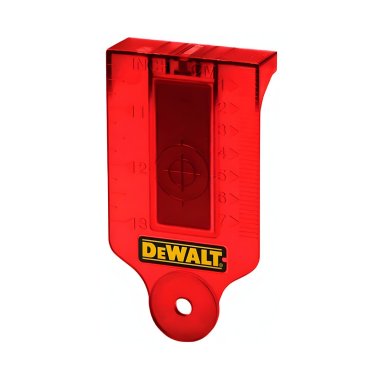 фото Мишень для лазерных уровней (красная) DeWalt DE0730