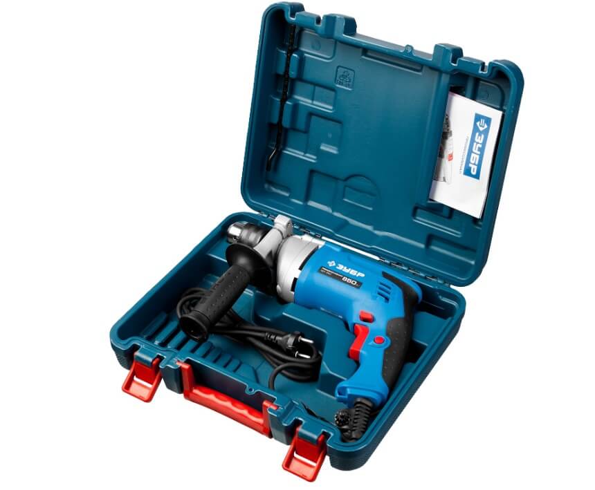 фото Дрель ударная ЗУБР ЗДУ-850 ЭРМКМ2