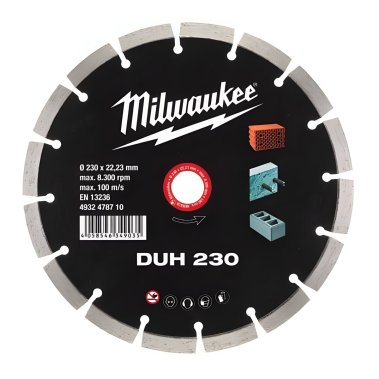 фото Диск алмазный DUH 230 мм MILWAUKEE 4932478710
