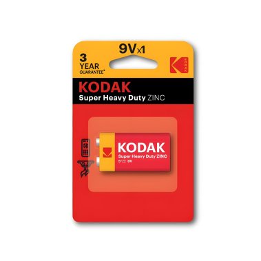 фото Элемент питания KODAK 6F22-1BL Extra Heavy Duty УТ000102580