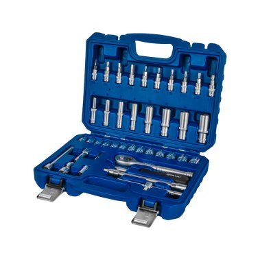 фото Набор торцевых головок (40 пр., 1/4'', трещотка, кейс) КОБАЛЬТ 923-965