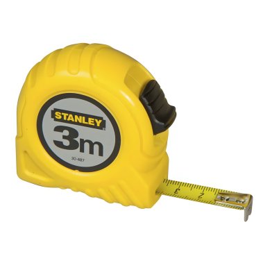 фото Рулетка 3 м х 12.7 мм Global Tape (блистер) STANLEY 0-30-487