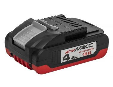 фото Аккумулятор ИНТЕРСКОЛ АПИМАКС-4,0/18И (18V, 4.0Ah, Li-Ion, индикатор заряда) 2400.104