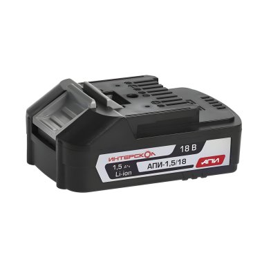 фото Аккумулятор ИНТЕРСКОЛ АПИ-1.5/18 (18V, 1.5Ah, Li-Ion) 2400.019