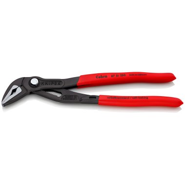 фото Клещи переставные трубные 250 мм Cobra ES (черн) KNIPEX KN-8751250